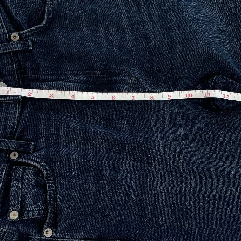 NWT 7 for all mankind Women's Megaflare High-Rise Dark Wash Denim Jeans, Size 27 - Picture 7 of 12